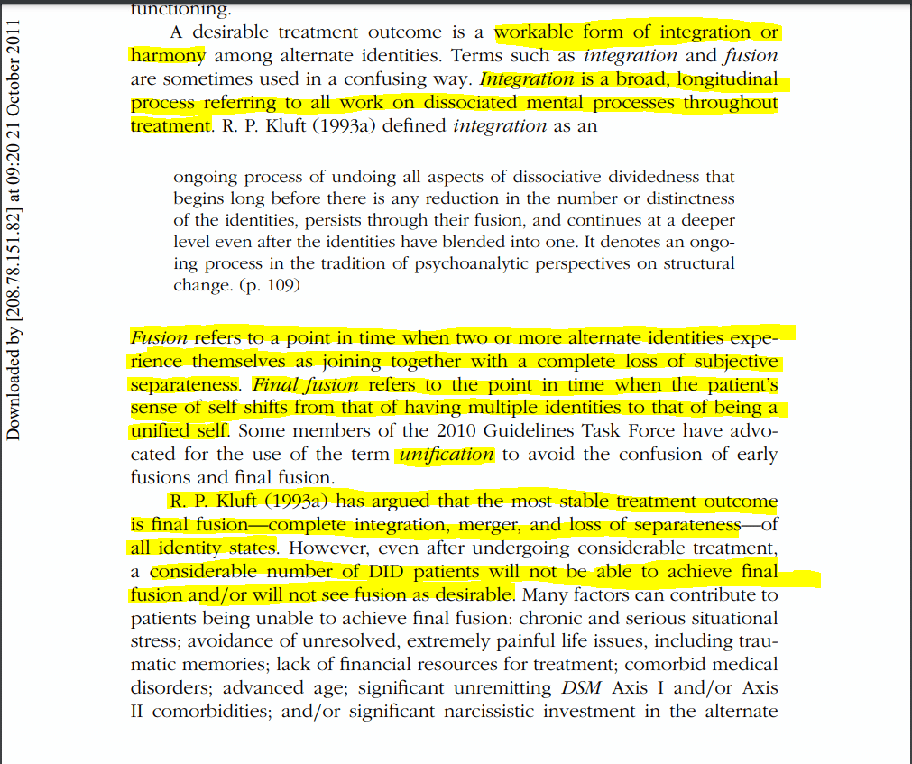 A document highlighting yellow text.