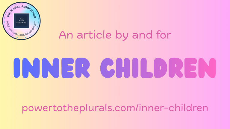 An article by and for inner children.